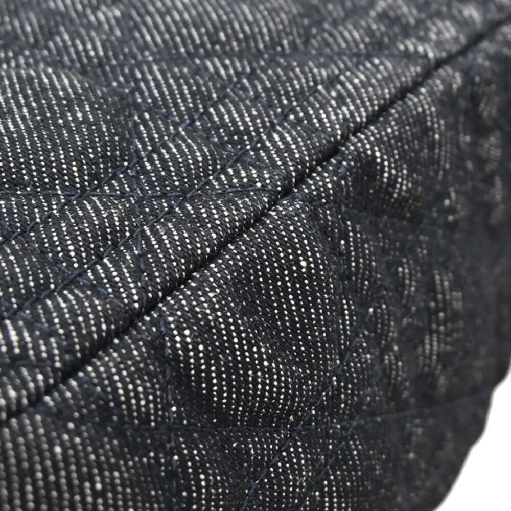Christian Dior Vintage Lady Dior Cannage Quilt Denim Black Denim_Jeans Handbag - Picture 5 of 15